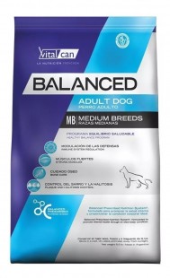 BALANCED PERRO ADULTO RAZA MED X 3 KG