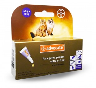 ADVOCATE GATO 4-8 kg x 1 Pipeta